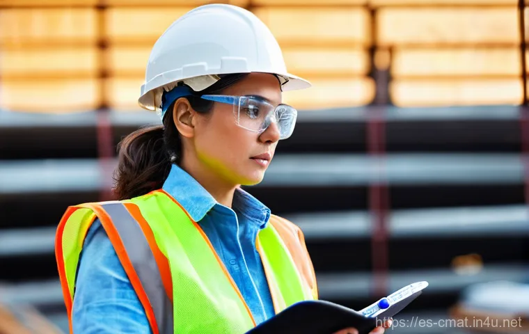 건설재료시험 기술자의 직업 만족도 - **Prompt Title: The Silent Guardian of Infrastructure**
    **Description:** A mid-career female mat...